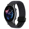 Correa de reloj trenzada con hebilla magnética de 22 mm para Amazfit Watch GTR 3 Pro (negro grafito)