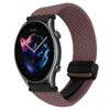 Correa de reloj trenzada con hebilla magnética de 22 mm para Amazfit Watch GTR 3 Pro (morado ahumado)