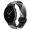 Correa de reloj trenzada con hebilla magnética de 22 mm para Amazfit Watch GTR 2e (Z Dark Chocolate)