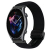 Correa de reloj trenzada con hebilla magnética de 22 mm para Amazfit Sport Watch 3 (negra)