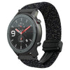 Correa de reloj trenzada con hebilla magnética para Amazfit Watch GTR de 22 mm (estrellas negras)