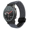 Correa de reloj trenzada con hebilla magnética para Amazfit Watch GTR de 22 mm (gris metálico)