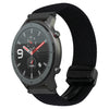 Correa de reloj trenzada con hebilla magnética de 22 mm para Amazfit Watch GTR (negra)