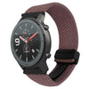 Correa de reloj trenzada con hebilla magnética para Amazfit Watch GTR de 22 mm (morado ahumado)