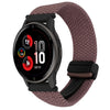 Correa de reloj trenzada con hebilla magnética de 22 mm para COROS Pace 3 (morado ahumado)