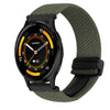 Correa de reloj trenzada con hebilla magnética para Garmin Venu 3 de 22 mm (verde oliva)