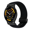 Correa de reloj trenzada con hebilla magnética de 22 mm para Garmin Venu 3 (negra)