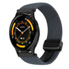 Correa de reloj trenzada con hebilla magnética de 22 mm para Garmin Venu 3 (gris espacial)