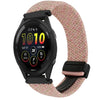 Correa de reloj trenzada con hebilla magnética de 22 mm para Garmin Forerunner 265 (rosa estrella)