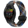 Correa de reloj trenzada con hebilla magnética de 22 mm para Garmin Forerunner 265 (azul vaquero)