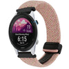 Correa de reloj trenzada con hebilla magnética de 22 mm para Garmin Forerunner 255 (rosa estrella)