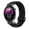 Correa de reloj trenzada con hebilla magnética de 22 mm para Garmin Forerunner 255 Music (negro Starlight)