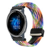 Correa de reloj trenzada con hebilla magnética de 22 mm para Garmin Venu 2 (colorida)