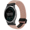 Correa de reloj trenzada con hebilla magnética de 22 mm para Garmin Vivoactive 4 (rosa estrella)