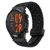 Correa de reloj trenzada con hebilla magnética de 22 mm para Ticwatch Pro 3 Ultra (estrellas negras)