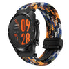 Correa de reloj trenzada con hebilla magnética de 22 mm para Ticwatch Pro 3 Ultra (naranja denim)