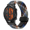 Correa de reloj trenzada con hebilla magnética de 22 mm para Ticwatch Pro 3 (azul vaquero)