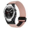 Correa de reloj trenzada con hebilla magnética de 22 mm para Ticwatch Pro 2020 (rosa)
