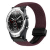 Correa de reloj trenzada con hebilla magnética de 22 mm para Ticwatch Pro 2020 (marrón oscuro)
