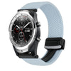 Correa de reloj trenzada con hebilla magnética de 22 mm para Ticwatch Pro 2020 (azul cielo)