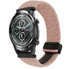 Correa de reloj trenzada con hebilla magnética de 22 mm para Ticwatch Pro 2021 (color rosa)
