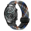 Correa de reloj trenzada con hebilla magnética de 22 mm para Ticwatch Pro 2021 (azul vaquero)