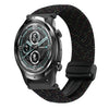 Correa de reloj trenzada con hebilla magnética de 22 mm para Ticwatch Pro 2021 (negro Starlight)