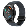 Correa de reloj trenzada con hebilla magnética para Ticwatch GTX de 22 mm (gris oscuro)