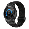 Correa de reloj trenzada con hebilla magnética de 22 mm para Ticwatch E2 (negro Starlight)