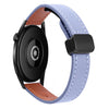 Correa de reloj de cuero de microfibra magnética de 22 mm para Amazfit Watch GTR 4 (color lavanda)