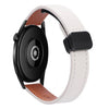 Correa de reloj de cuero de microfibra magnética de 22 mm para Amazfit Watch GTR 4 (albaricoque)