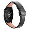 Correa de reloj de cuero de microfibra magnética de 22 mm para Amazfit Watch GTR 4 (negro)