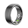 Anillo inteligente R03 tamaño 7, compatible con frecuencia cardíaca, oxígeno en sangre, sueño y múltiples modos deportivos (negro)