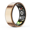 Anillo inteligente R11M TAMAÑO 8, compatible con frecuencia cardíaca, oxígeno en sangre, sueño y múltiples modos deportivos (dorado)