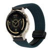 Correa de reloj trenzada con hebilla magnética de 18 mm para Garmin Venu 3S (verde bosque)