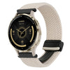 Correa de reloj trenzada con hebilla magnética de 18 mm para Garmin Venu 3S (Starlight)