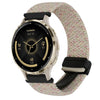 Correa de reloj trenzada con hebilla magnética de 18 mm para Garmin Venu 3S (luz de estrellas colorida)