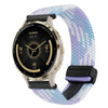Correa de reloj trenzada con hebilla magnética de 18 mm para Garmin Venu 3S (violeta)