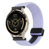 Correa de reloj trenzada con hebilla magnética de 18 mm para Garmin Venu 3S (morado)