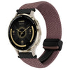 Correa de reloj trenzada con hebilla magnética de 18 mm para Garmin Venu 3S (morado ahumado)