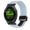 Correa de reloj trenzada con hebilla magnética de 18 mm para Garmin Forerunner 265S (azul)