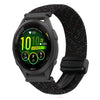 Correa de reloj trenzada con hebilla magnética de 18 mm para Garmin Forerunner 265S (negro Starlight)