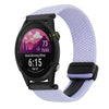 Para Garmin Forerunner 255S Correa de reloj trenzada con hebilla magnética de 18 mm (púrpura)