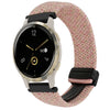 Correa de reloj trenzada con hebilla magnética de 18 mm para Garmin Venu 2S (rosa estrella)