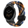 Correa de reloj trenzada con hebilla magnética de 18 mm para Garmin Vivoactive 4S (color camuflaje)
