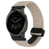 Correa de reloj trenzada con hebilla magnética de 18 mm para Garmin Vivoactive 4S (luz de estrellas colorida)
