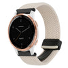 Correa de reloj trenzada con hebilla magnética de 18 mm para Garmin Active S (Starlight)