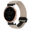 Correa de reloj trenzada con hebilla magnética de 18 mm para Garmin Active S (luz de estrellas colorida)