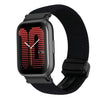 Correa de reloj trenzada con hebilla magnética de 20 mm para Amazfit Active (negra)