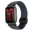 Correa de reloj trenzada con hebilla magnética de 20 mm para Amazfit Active (gris espacial)